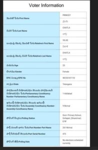 voter information