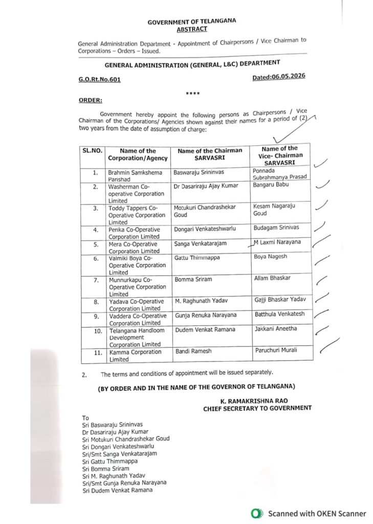 corporation chairmans