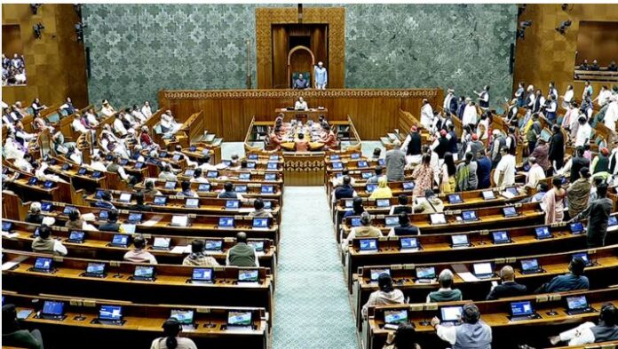 loksabha protest